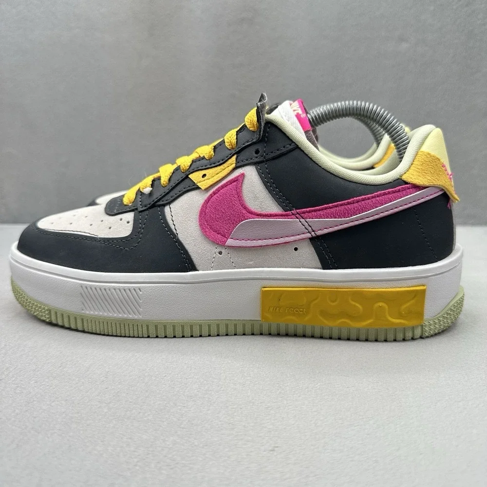 Nike Air Force 1 Fontanka Pink Prime Womens Size 8.5 Shoes Pink Black Funky 2022